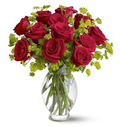  Kayseri Çiçek Gönder Vazoda 12 Kırmızı Gül Arajman